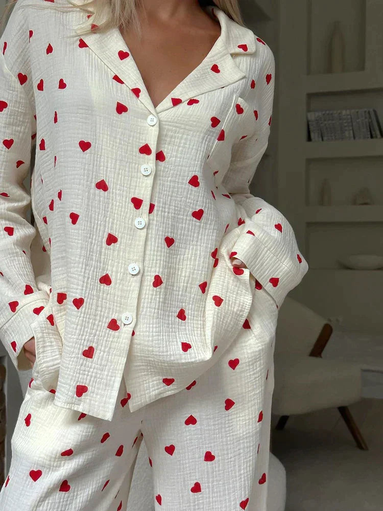 Heart Pajama set