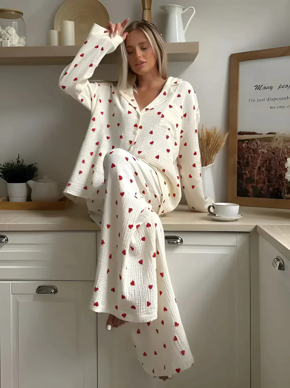 Heart Pajama set